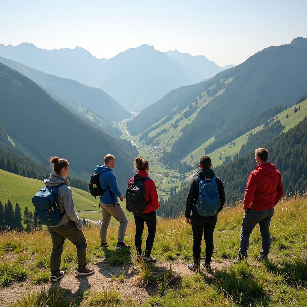 Program de team building în munții Carpați