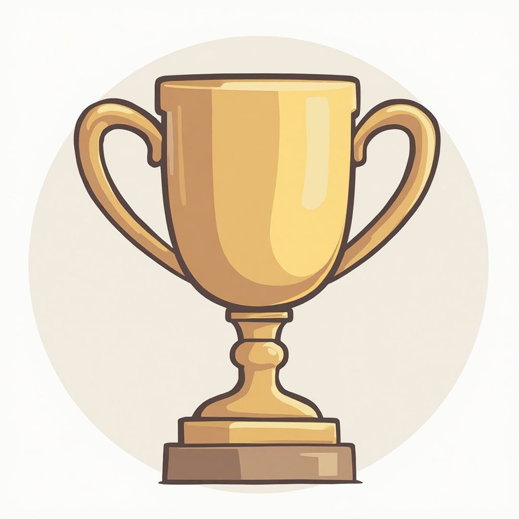 Icoană reprezentând 6 premii naționale și internaționale