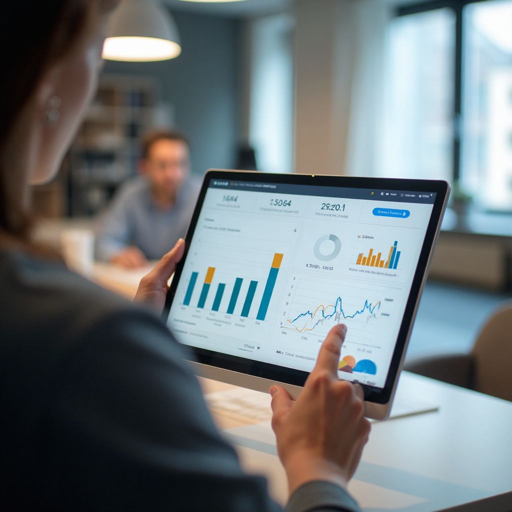 Persoană analizând alocarea timpului